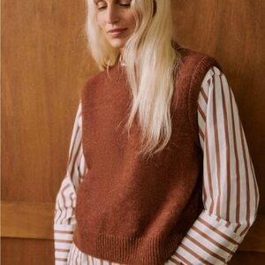 Sezane Samuel Jumper Mahogany - Size S